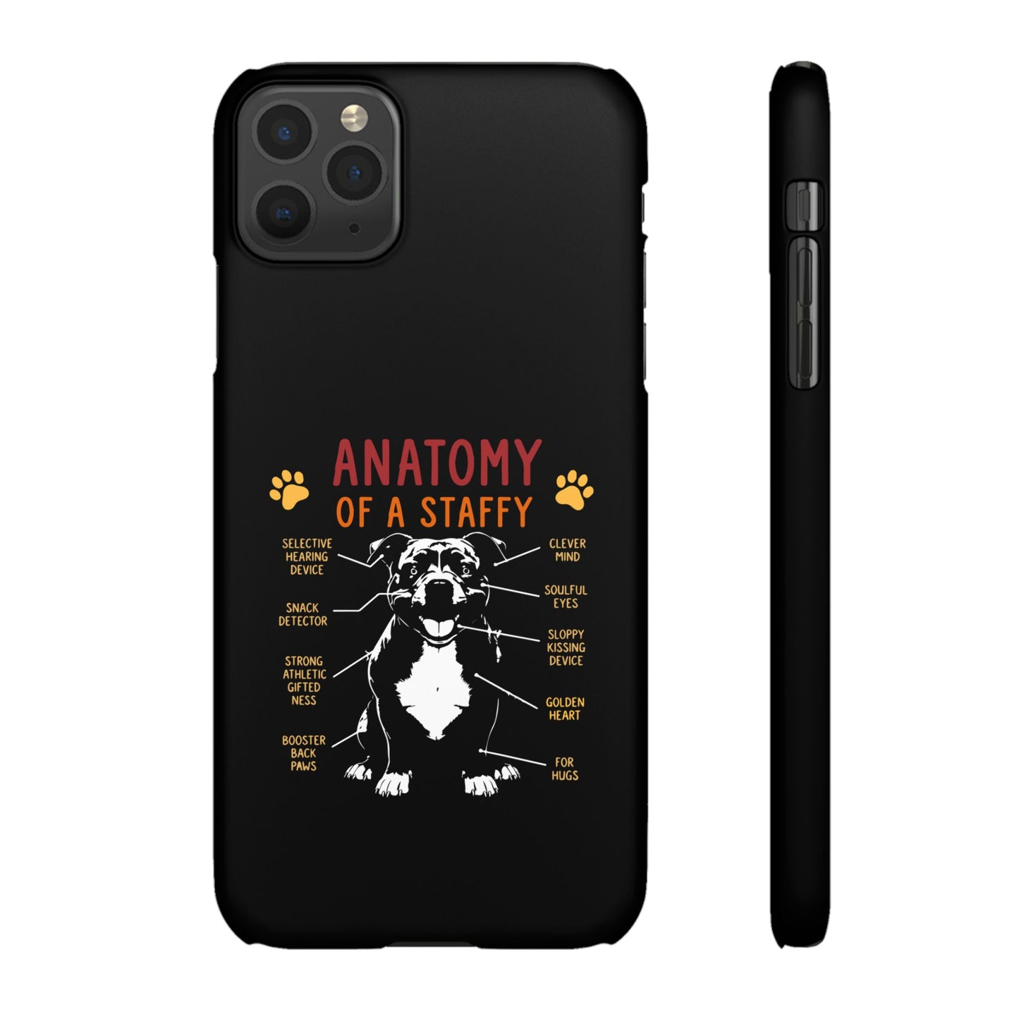 Anatomy of a Staffy - Phone Cases