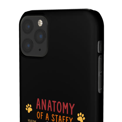 Anatomy of a Staffy - Phone Cases