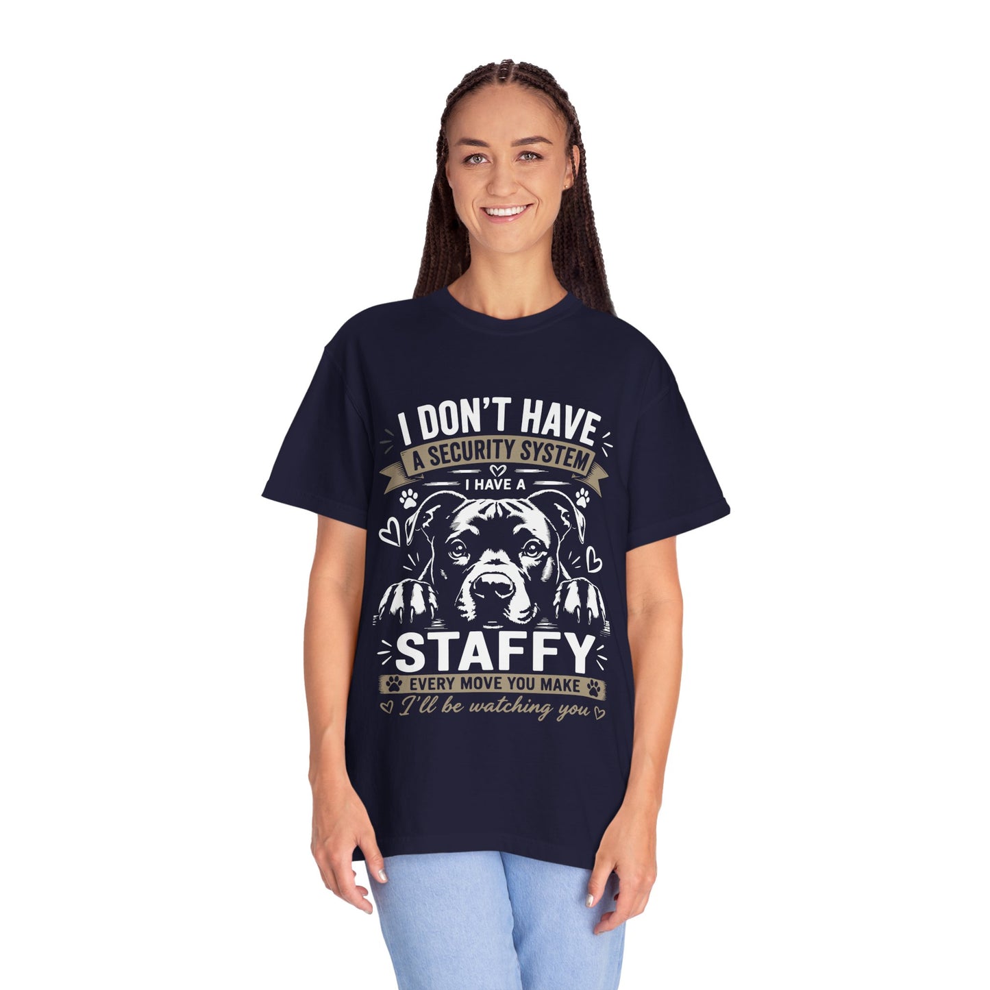 Security Staffy Dog T-Shirt