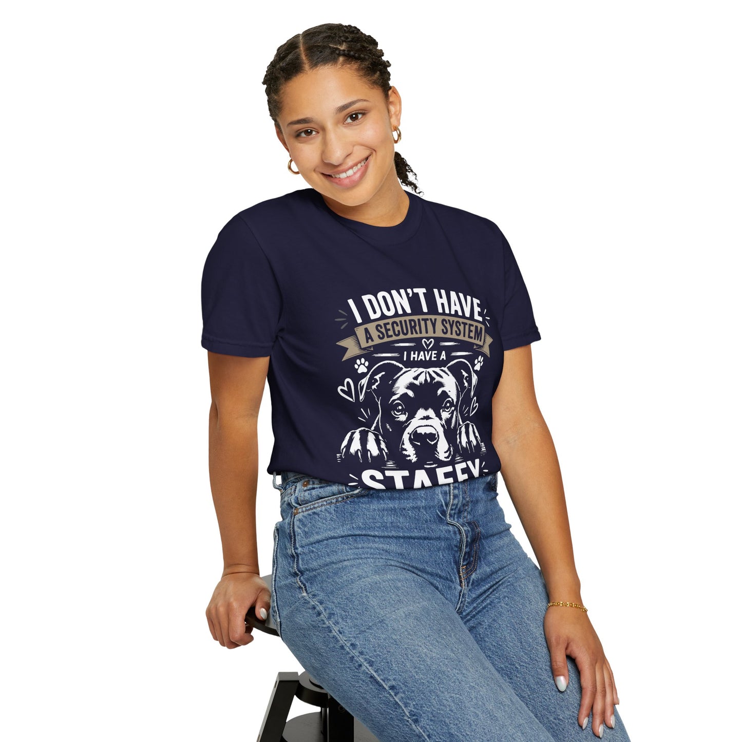 Security Staffy Dog T-Shirt