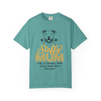 Funny Staffordshire Staffy Mum T-Shirt