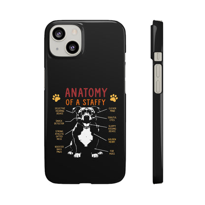 Anatomy of a Staffy - Phone Cases