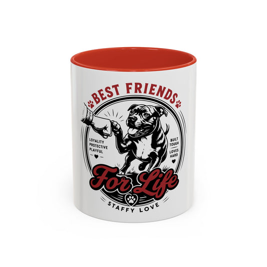 Best Friends For Life Staffy - Coffee Mug