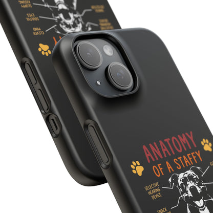 Anatomy of a Staffy - Phone Cases