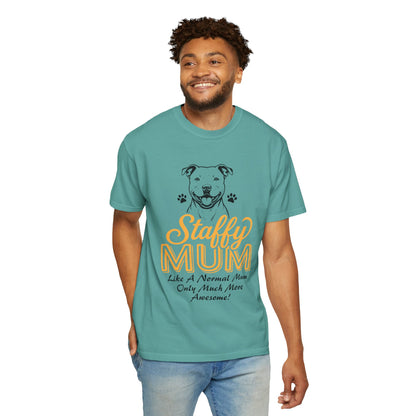Funny Staffordshire Staffy Mum T-Shirt