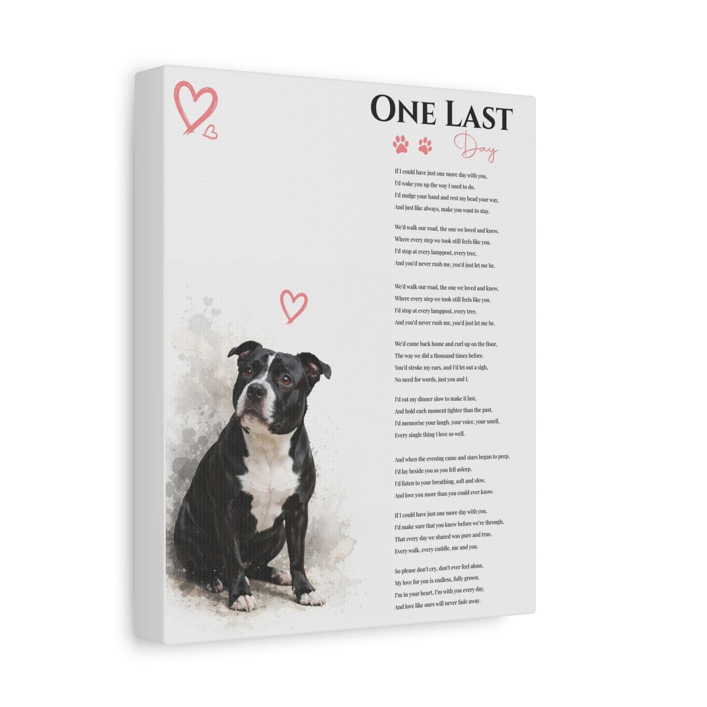 One Last Dog - Premium Wall Art