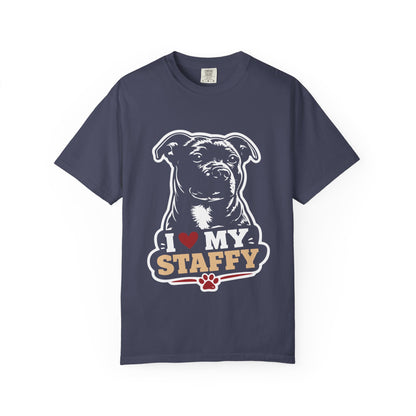 I love Staffy T-Shirt