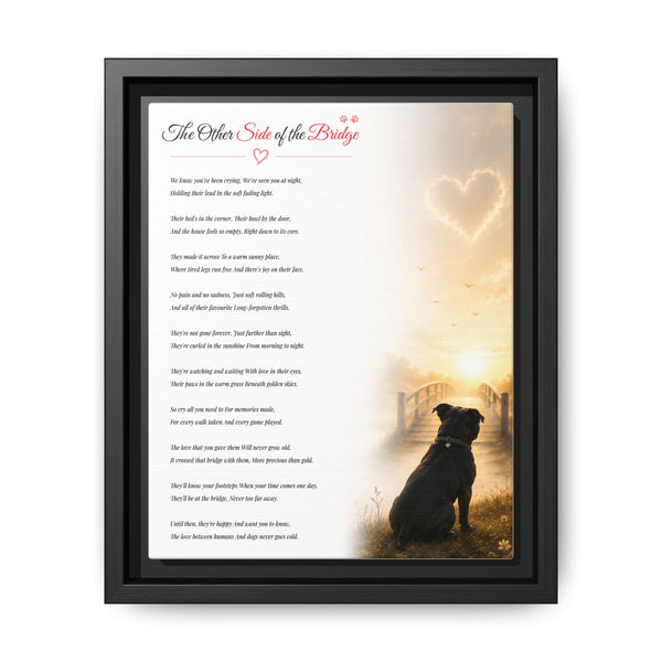 The Other Side of the Bridge - Premium Framed Wall Art