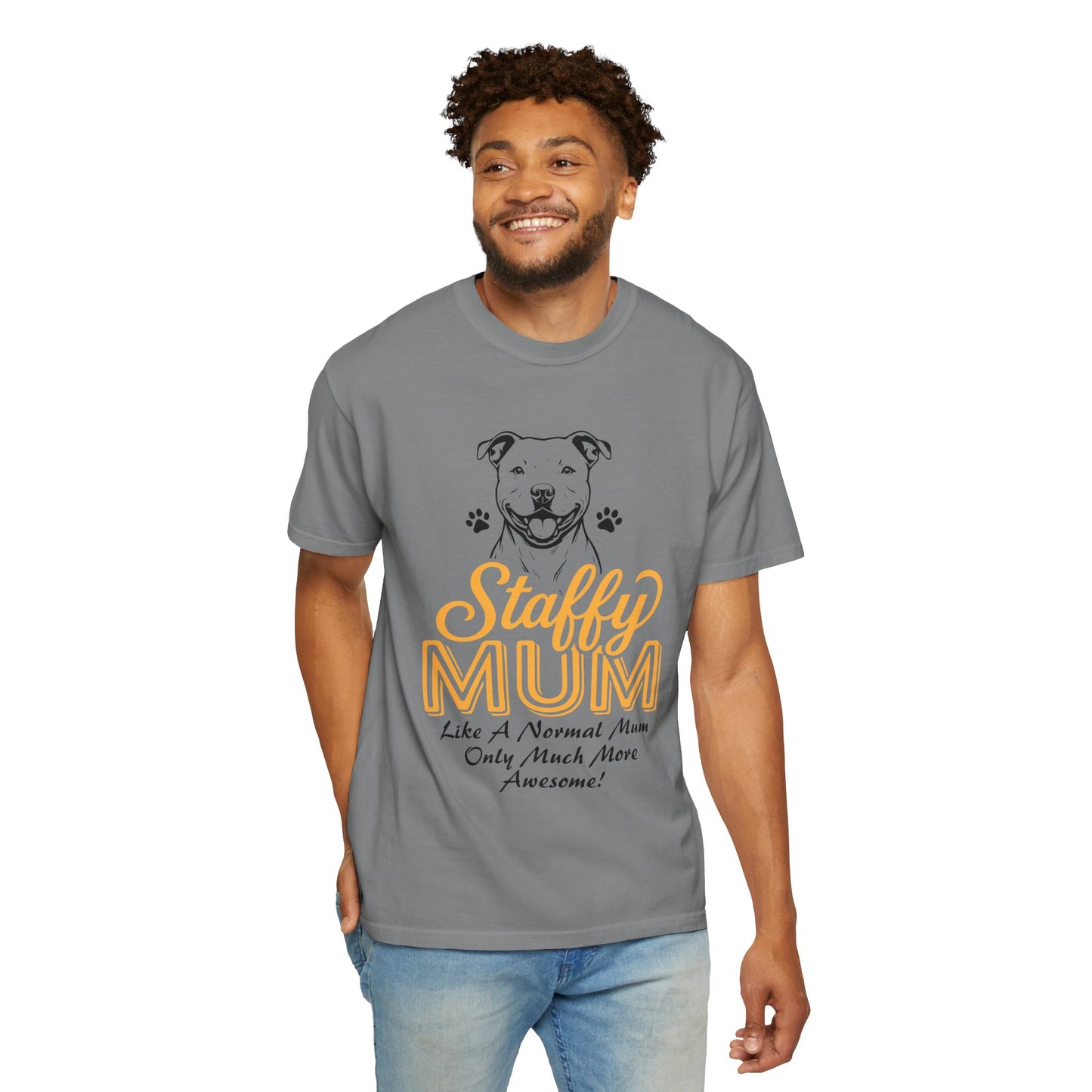 Funny Staffordshire Staffy Mum T-Shirt