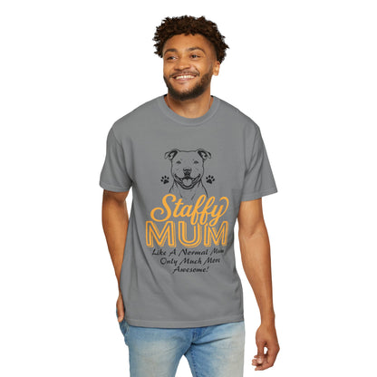 Funny Staffordshire Staffy Mum T-Shirt