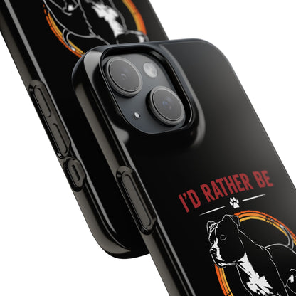 I'd Rather Be With My Staffy - Phone Cases