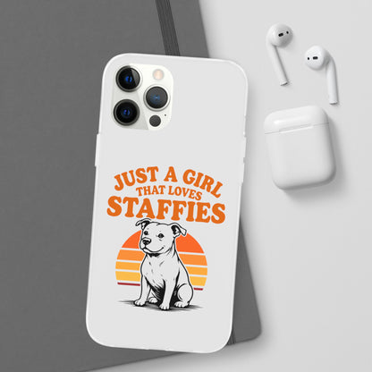 Just a Girl That Loves Staffies - Phone Case