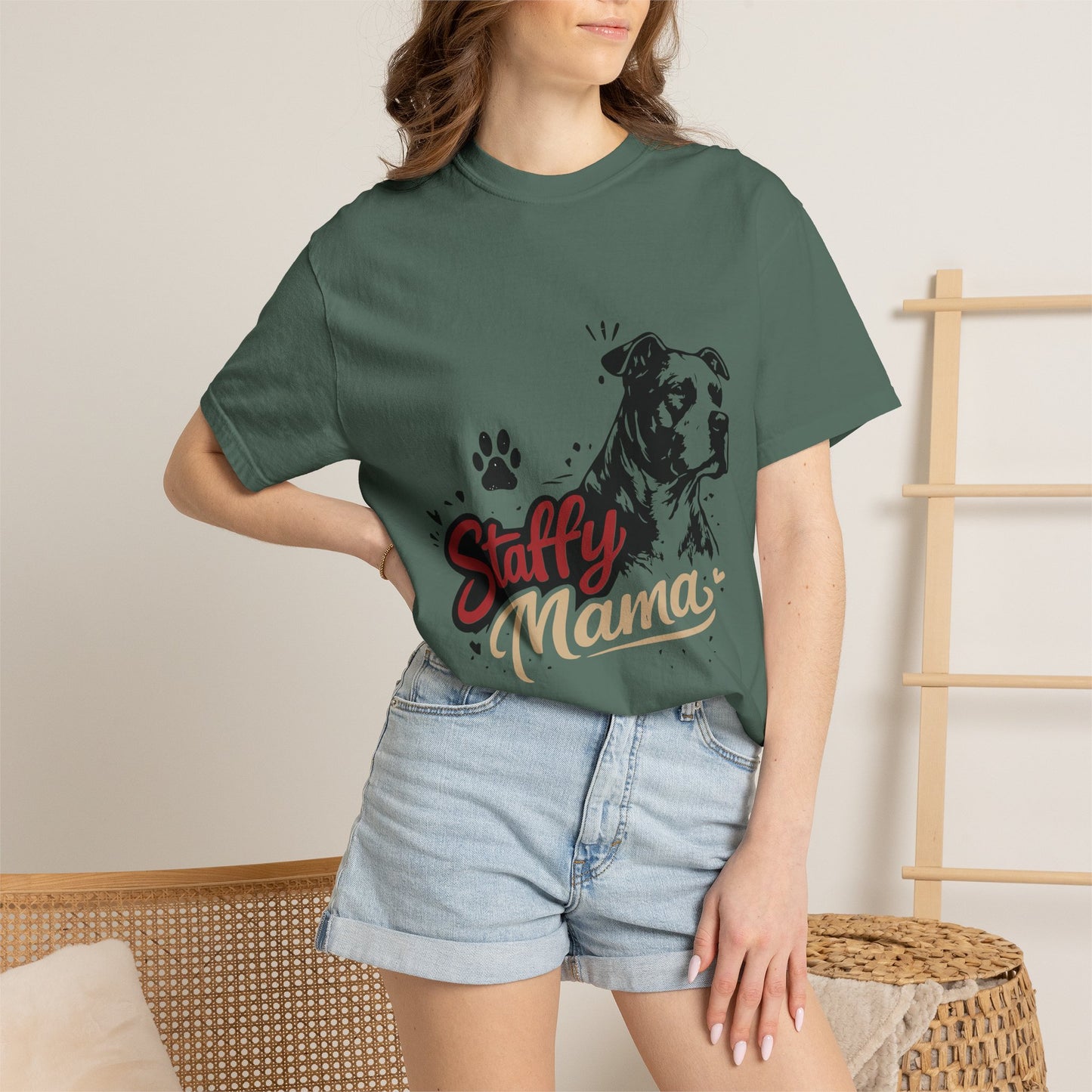 Staffordshire Mama Staffy T-Shirt