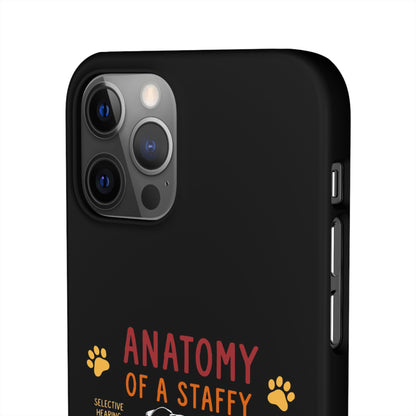 Anatomy of a Staffy - Phone Cases