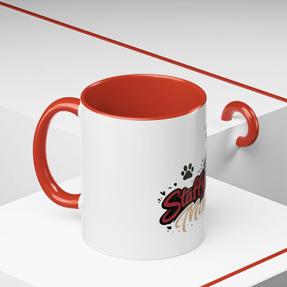 A Staffy Mama Loves - Coffee Mug