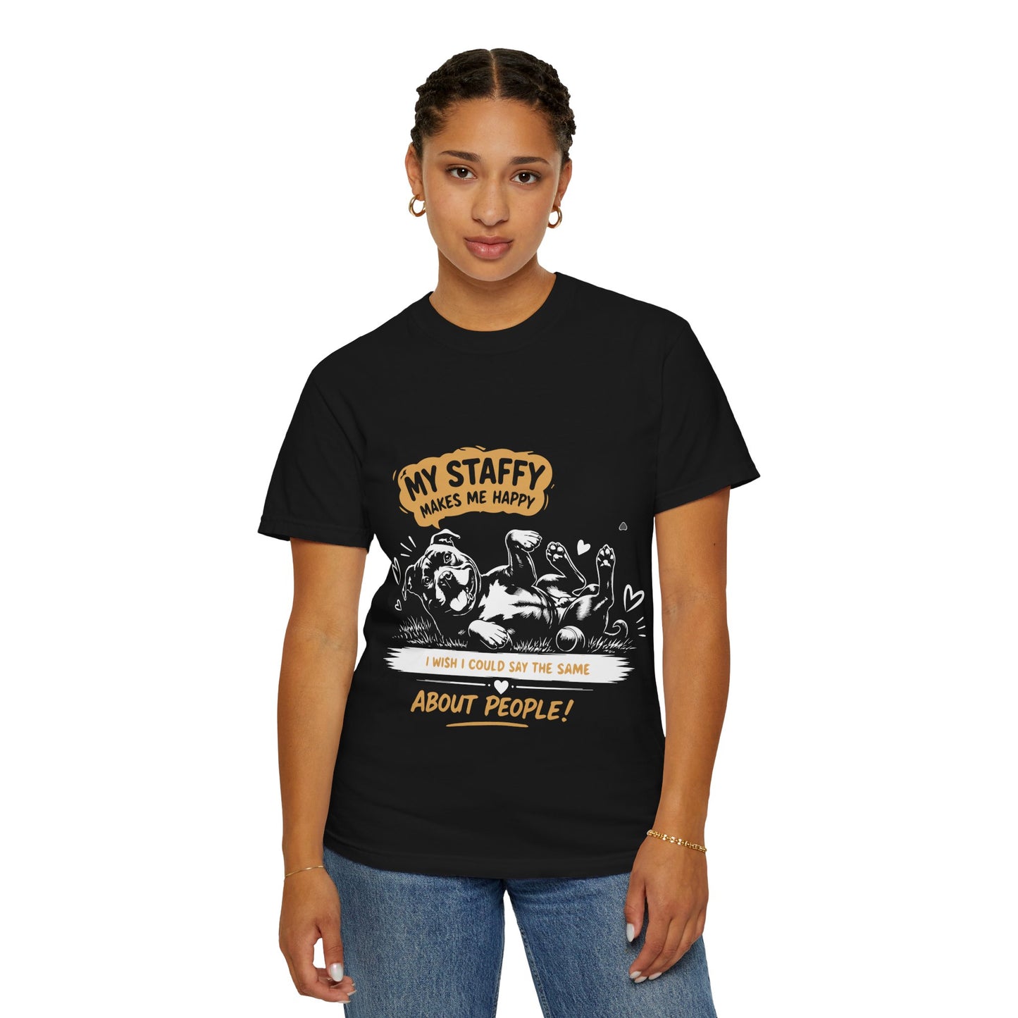 Makes Me Happy Staffy Lover T-Shirt