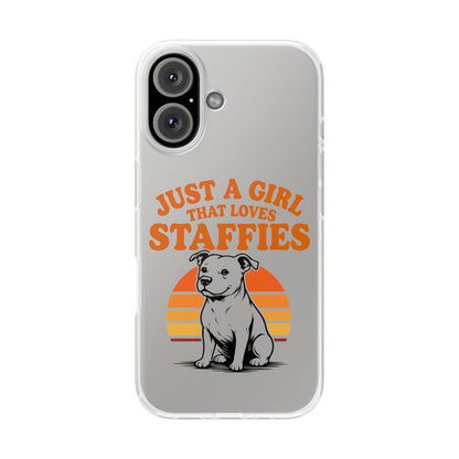 Just a Girl That Loves Staffies - Phone Case