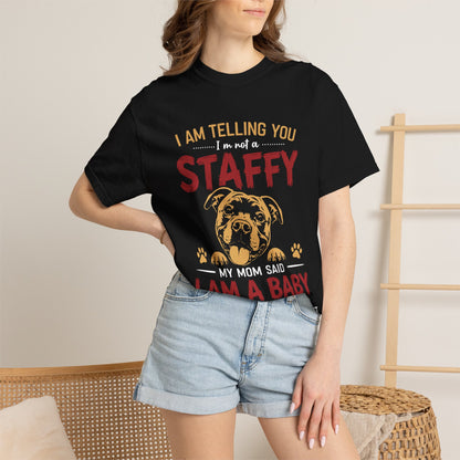Cute Staffy Mom T‑Shirt