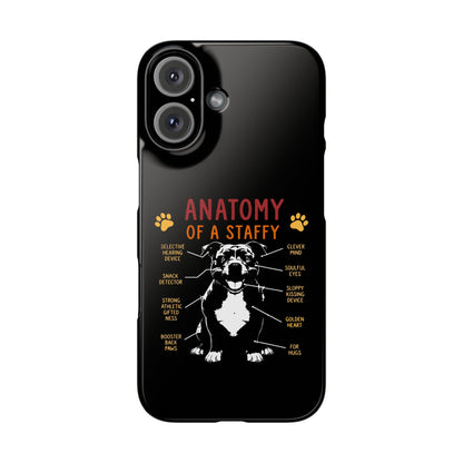 Anatomy of a Staffy - Phone Cases