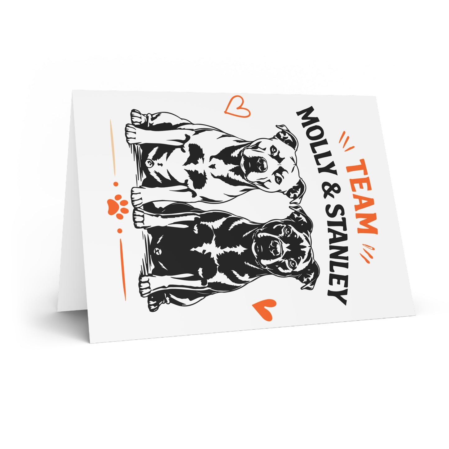Team Molly & Stanley — Greeting Card