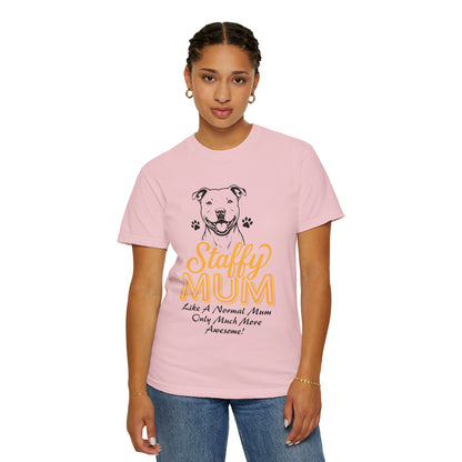 Funny Staffordshire Staffy Mum T-Shirt
