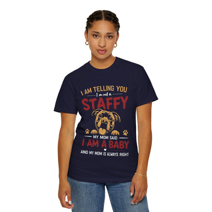 Cute Staffy Mom T‑Shirt