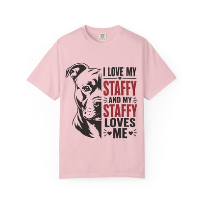 I Love My Staffy T-Shirt