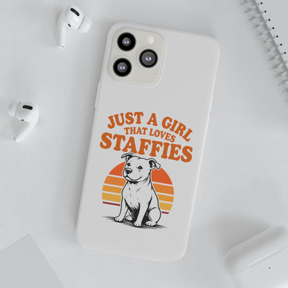 Just a Girl That Loves Staffies - Phone Case